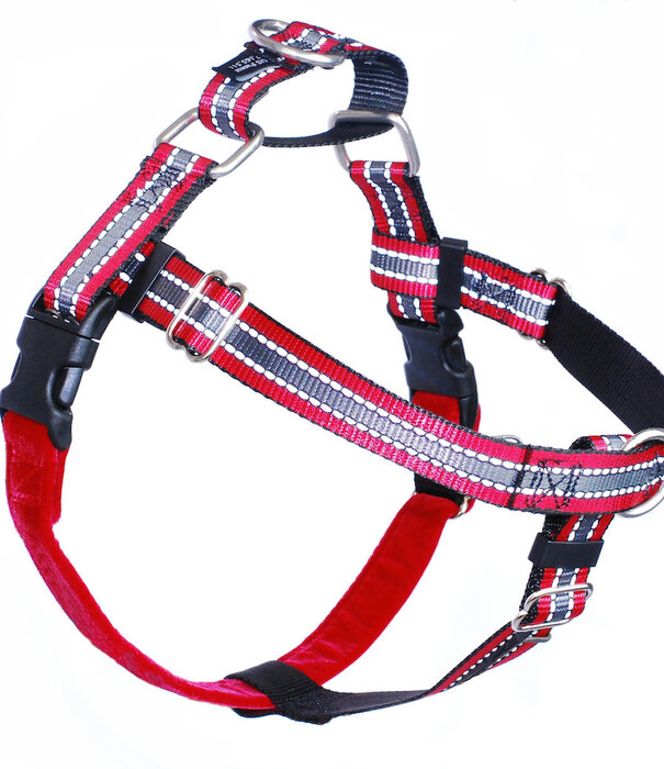 2 Hounds Design Reflective Freedom Harness Training Pack 5/8" X-Small