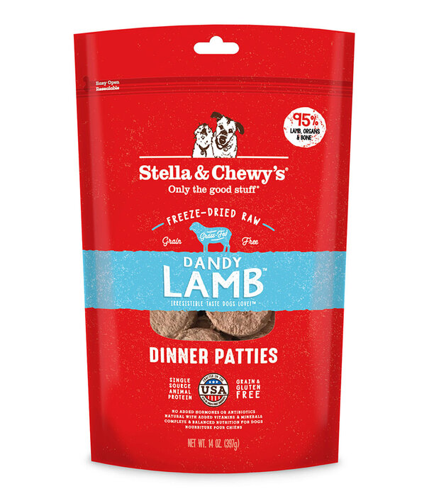 Stella & Chewy's Freeze-Dried Dinner Patties Lamb 14 oz