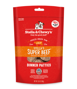 Stella & Chewy's Freeze-Dried Dinner Patties Beef 14 oz
