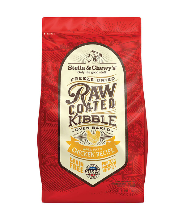 Stella & Chewy's Dry Dog Raw Coated Kibble Chicken 3.5 Lb