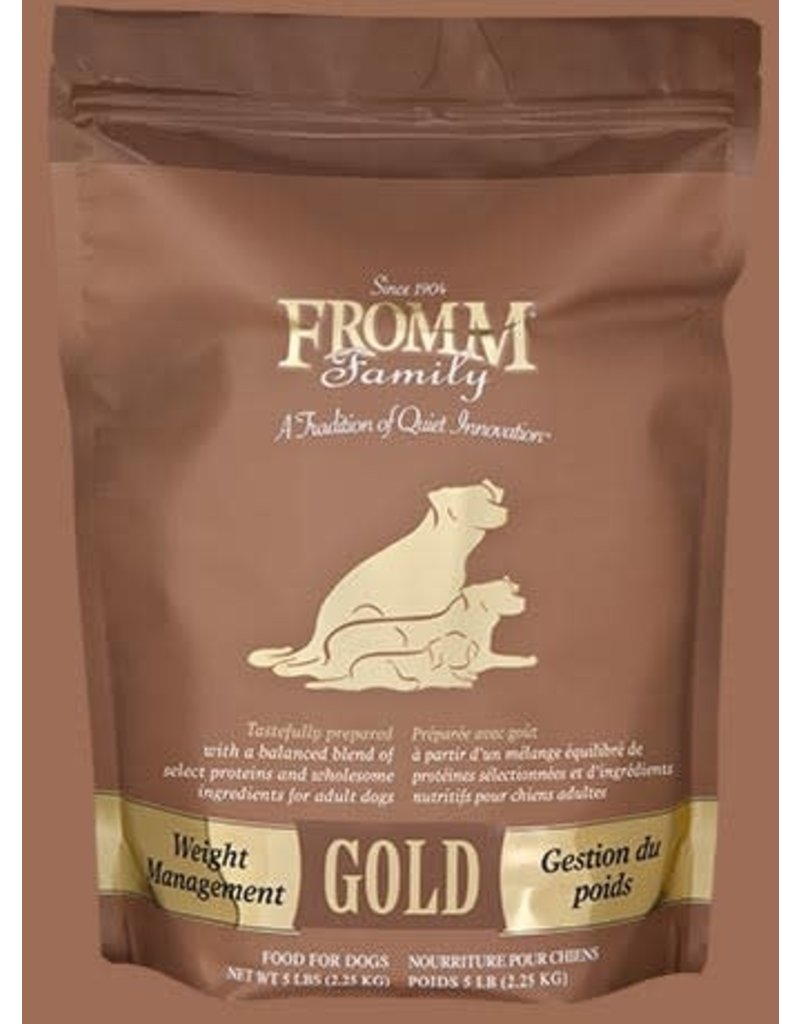 Fromm Family Pet Food Fromm Dry Dog Weight Management Adult Gold 15 Lb