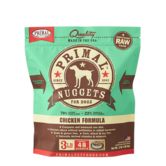 Primal Frozen Raw Dog Chicken Nuggets 3 Lb