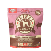 Primal Frozen Raw Dog Turkey & Sardine Nuggets 3 Lb
