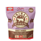 Primal Raw Frozen Cat Turkey Nuggets 3 lb
