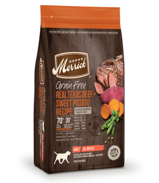 Merrick Dry Dog Grain Free Texas Beef 10 LB
