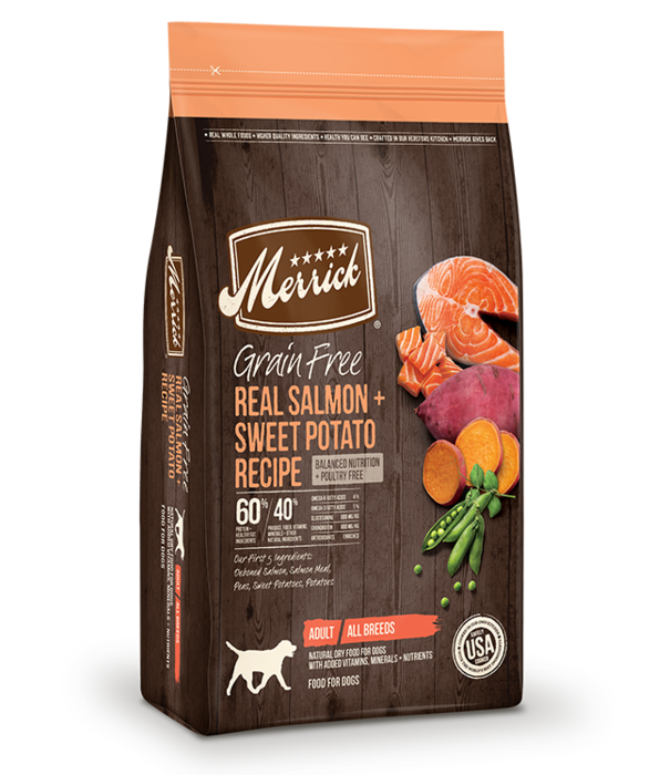 Merrick Dry Dog Grain Free Salmon 10 LB