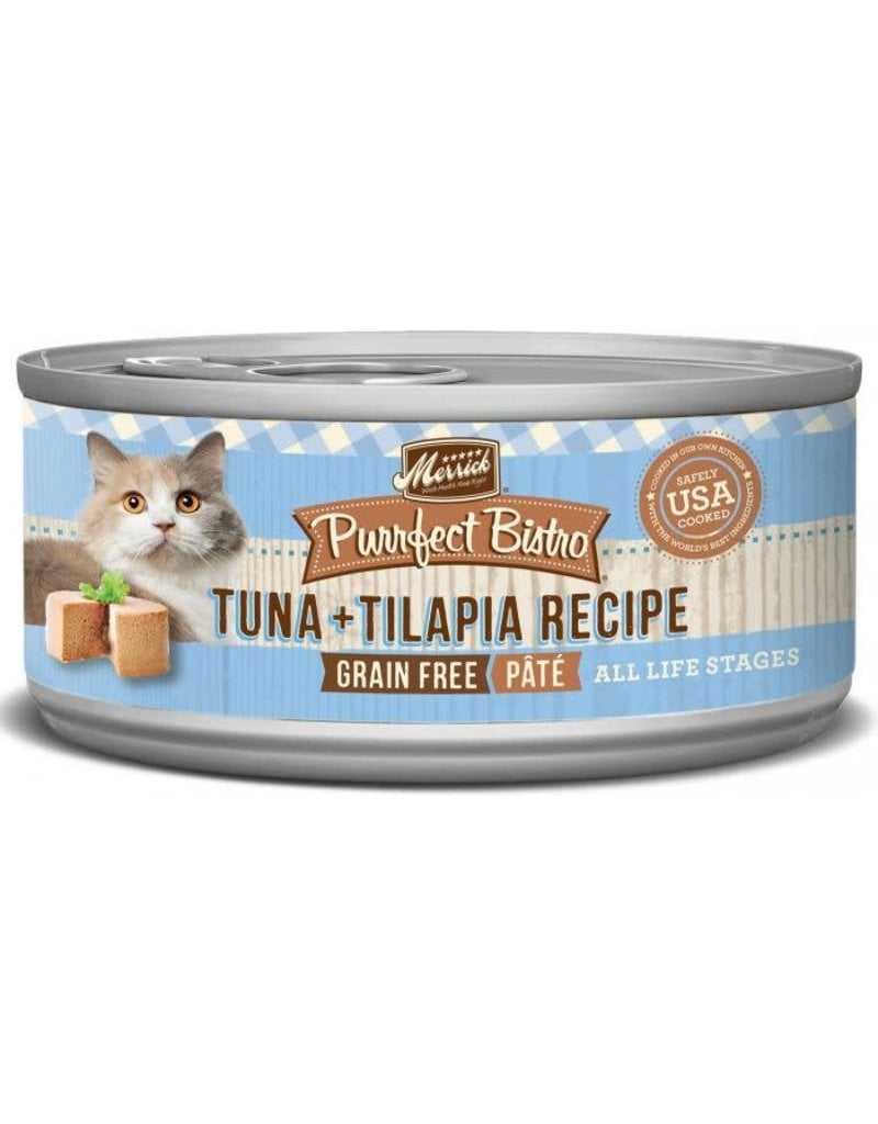 Merrick Canned Cat Tuna + Tilapia Pate 3 Oz