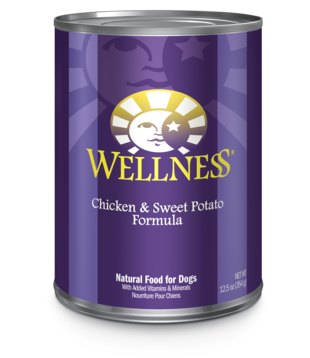 Wellness Canned Dog Chicken & Sweet Potato 12.5 Oz
