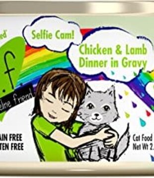 Weruva BFF Cat Can Oh My Gravy Chicken Lamb Selfie Cam 2.8 OZ