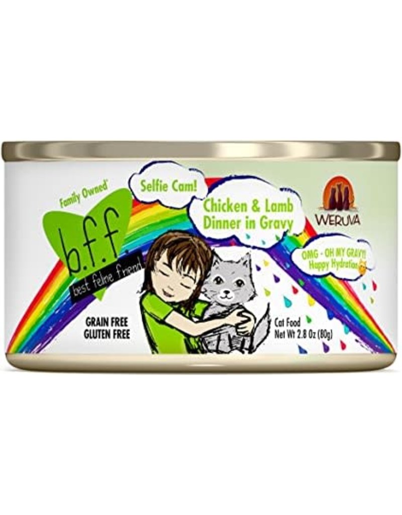 Weruva BFF Cat Can Oh My Gravy Chicken Lamb Selfie Cam 2.8 OZ