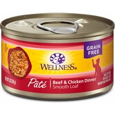 Wellness Canned Cat Beef & Chicken Pate 3 oz