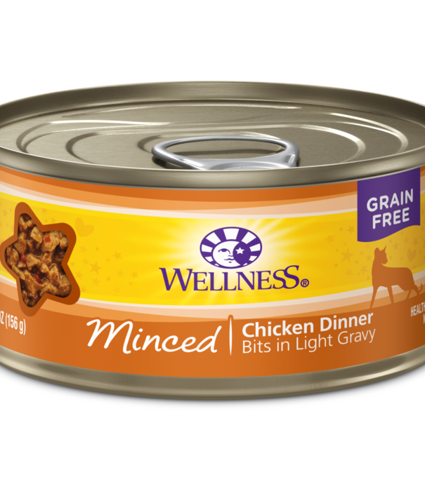 Wellness Canned Cat Minced Chicken 5.5 Oz