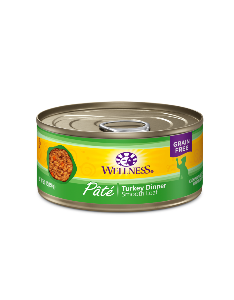 Wellness Canned Cat Turkey Pate 3 oz