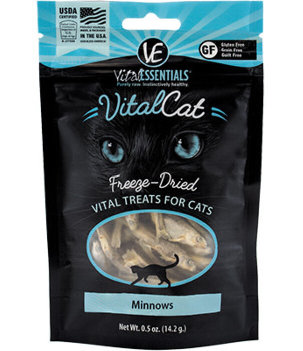 Vital Essentials Cat Freeze Dried Minnows 0.5 Oz