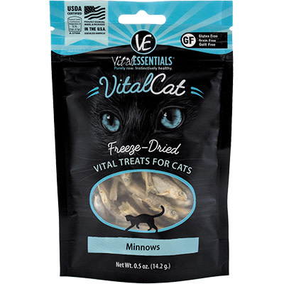 Vital Essentials Cat Freeze Dried Minnows 0.5 Oz - Hound About Town