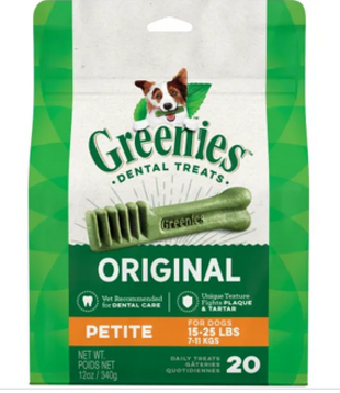 Greenies Dog Petite 20 ct 12 oz