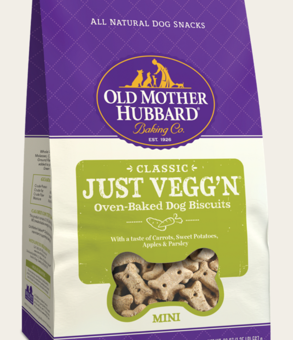 Old Mother Hubbard Just Vegg'n Mini Dog Treat 20oz