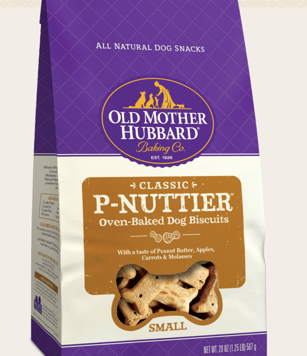 Old Mother Hubbard Peanut P-Nuttier Small 20 OZ