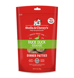 Stella & Chewy's Freeze-Dried Dinner Patties Duck Goose 14 oz