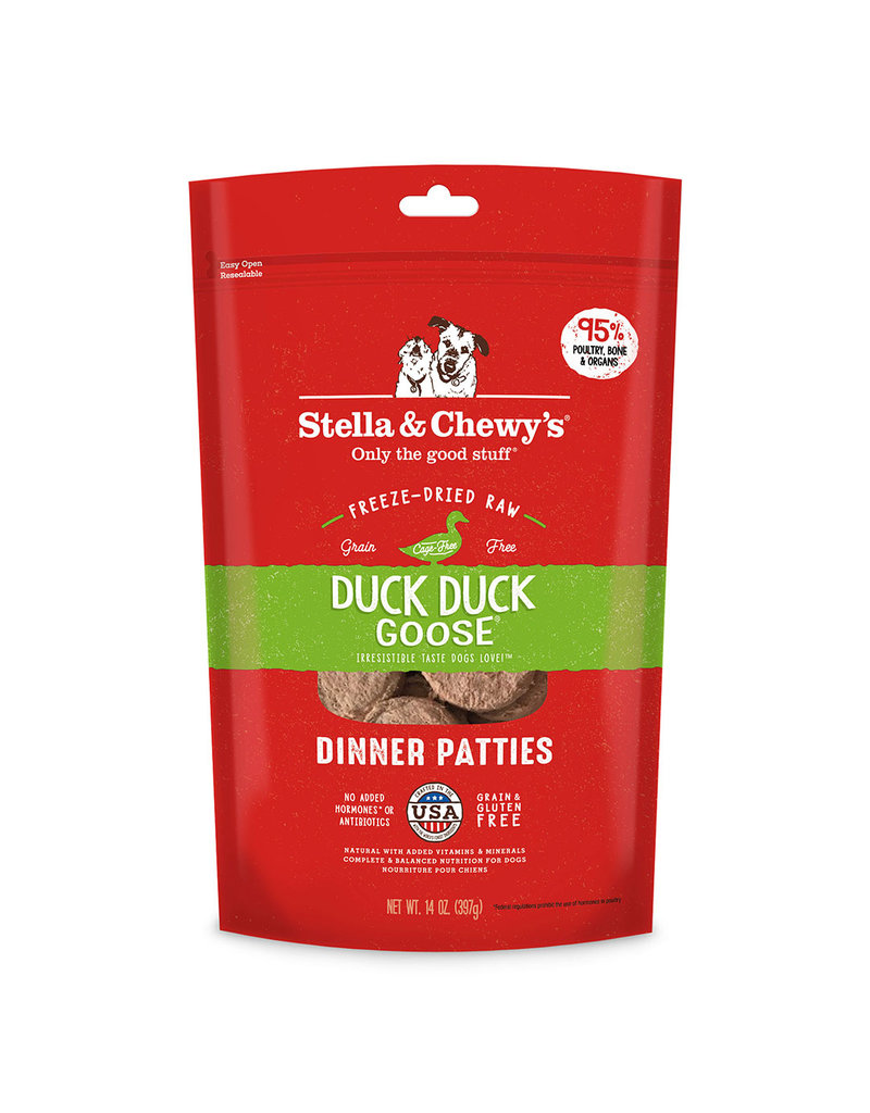 Stella & Chewy's Freeze-Dried Dinner Patties Duck Duck Goose 14 oz