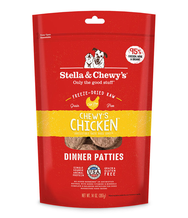 Stella & Chewy's Freeze-Dried Dinner Patties Chicken 14 oz