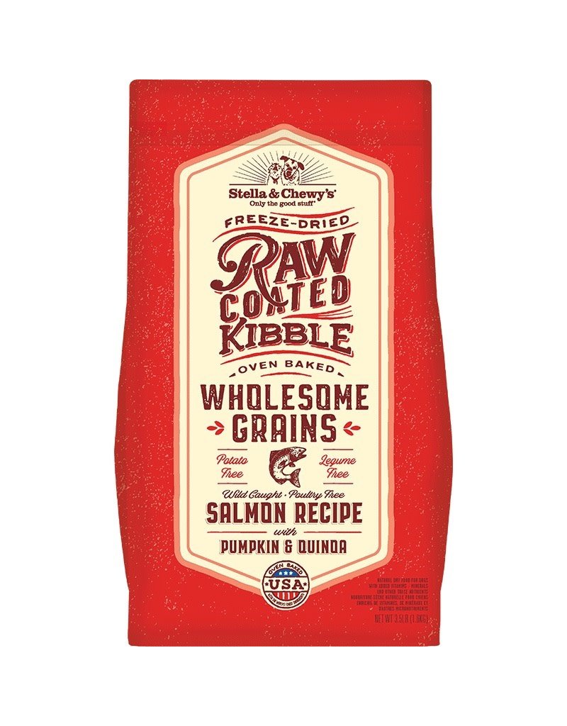 Stella & Chewy's Dry Dog Wholesome Grain Raw Coated Salmon 3.5 Lb