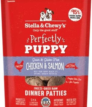 Stella & Chewy's Freeze-Dried Dinner Patties Puppy Chicken & Salmon 14 oz