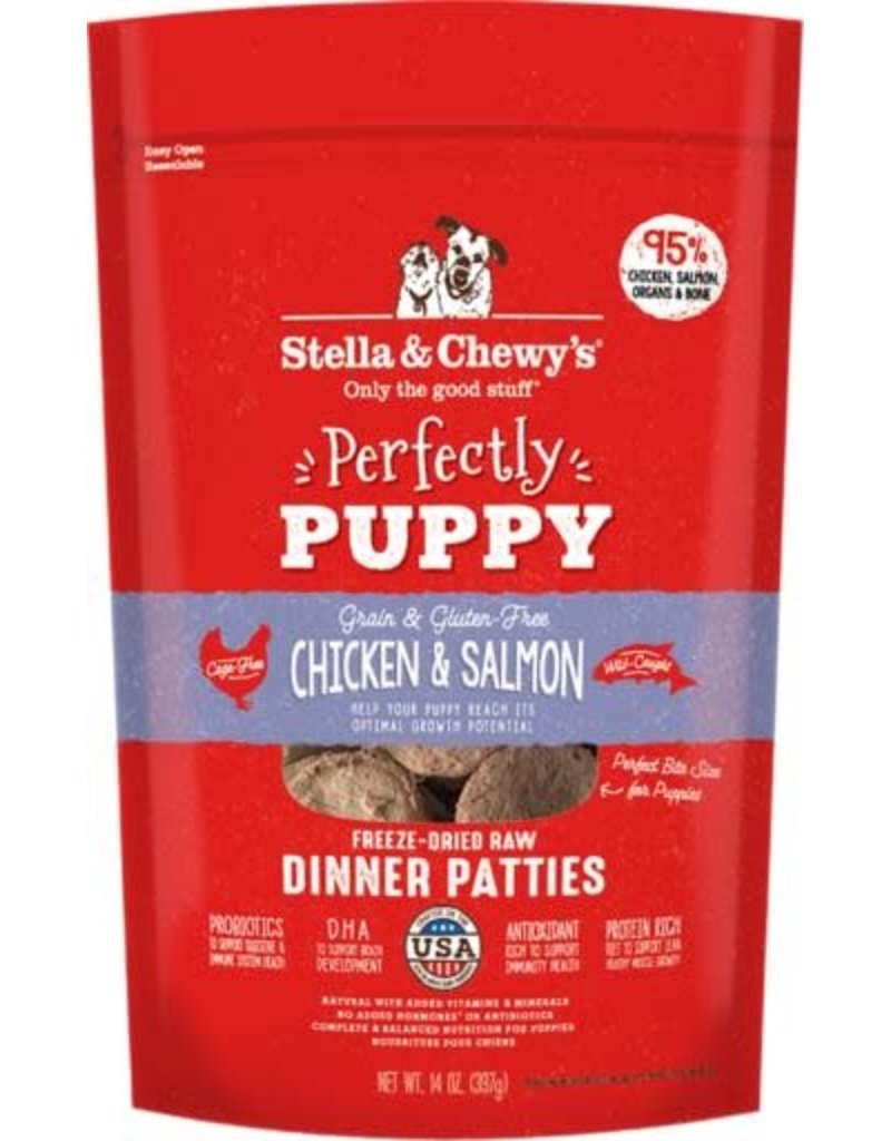 Stella & Chewy's Freeze-Dried Dinner Patties Puppy Chicken & Salmon 14 oz