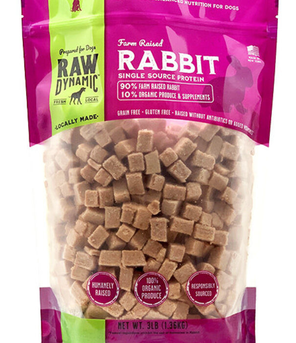 Raw Dynamic Raw Dynamic Canine Dog Rabbit 6 Lb