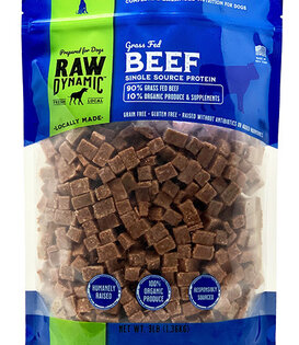 Raw Dynamic Frozen Canine Dog Beef 6 LB