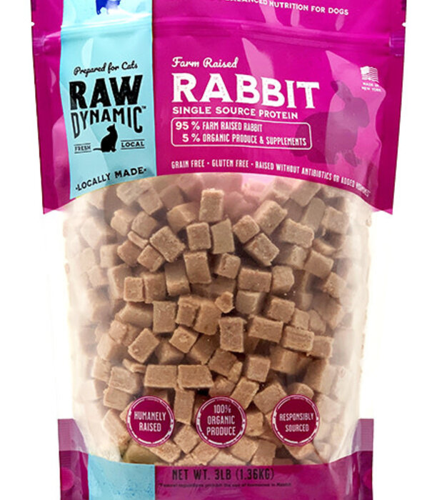 Raw Dynamic Raw Dynamic Frozen Feline Cat Rabbit 3 Lb