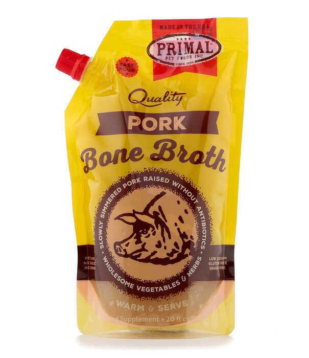 Primal Dog Frozen Pork Bone Broth 20 Oz