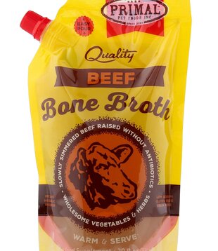 Primal Frozen Beef Bone Broth 20 Oz