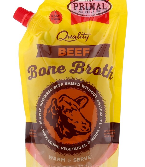 Primal Dog Frozen Beef Bone Broth 20 Oz