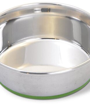 Van Ness Stainless Steel Medium Dish No Skid 48 OZ