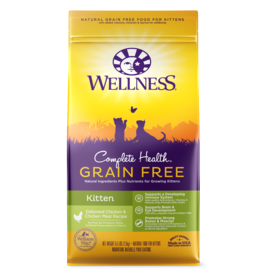 Wellness Dry Cat Complete Health Grain Free Chicken Kitten 5.5 Lb