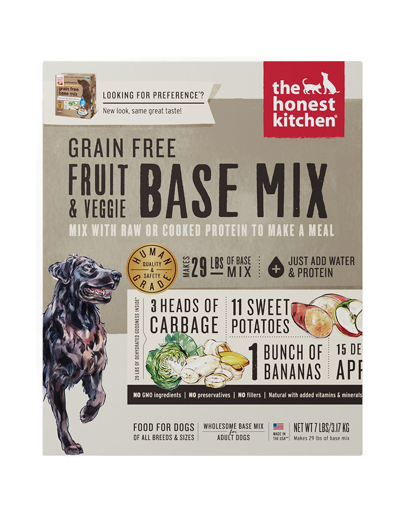 The Honest Kitchen Honest Kitchen Dry Dog Grain Free Fruit and Vegetable Base Mix 7 Lb