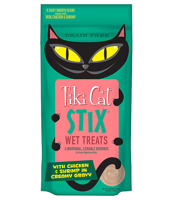 Tiki Cat Treats Chicken & Shrimp Mousse 3 oz