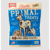Primal Dog Treats Pork Liver Munchies 2 OZ