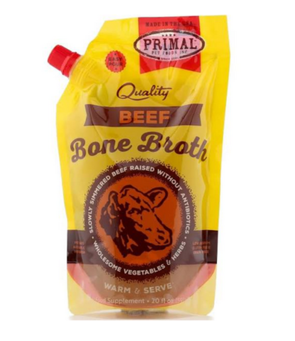 Primal Dog Frozen Beef Bone Broth 20 Oz