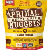 Primal Frozen Raw Rabbit Nuggets Dog 3 LB