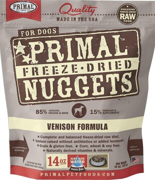 Primal Frozen Nuggets Venison 3 lb