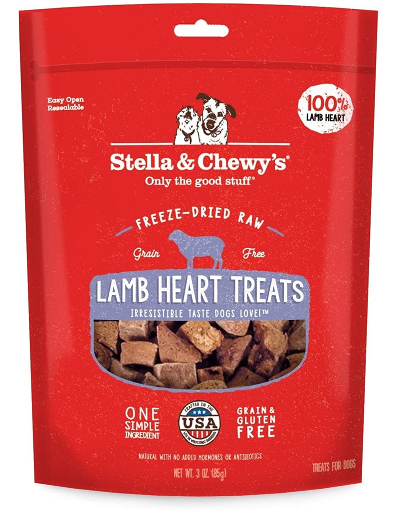 Stella & Chewy's Lamb Heart Treats 3 oz