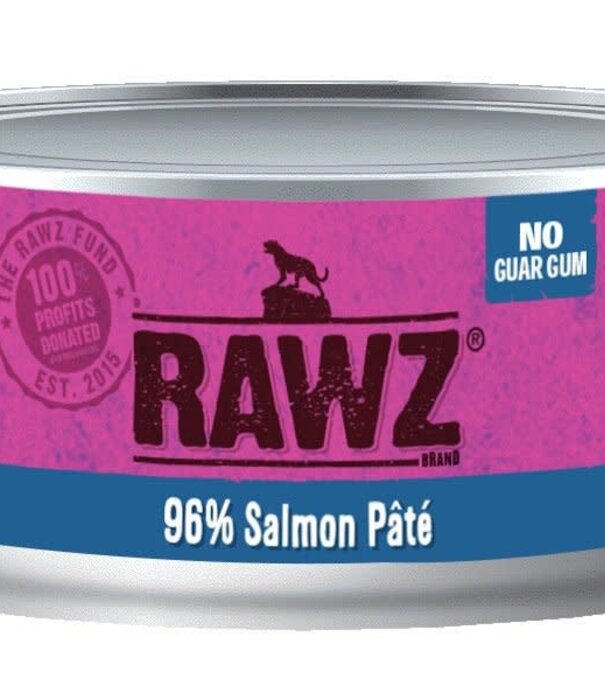 RAWZ Cat Canned 96% Salmon Pate 5.5oz