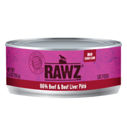RAWZ Cat Canned 96% Beef Liver 5.5oz