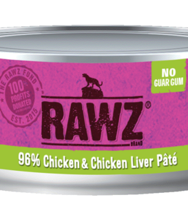 RAWZ Cat Canned 96% Chicken Liver Pate 5.5oz