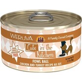 Weruva Canned Cat Fowl Ball 3.2 oz