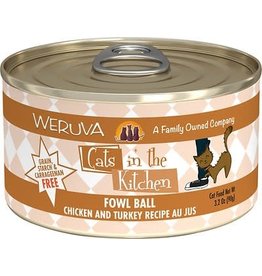 Weruva Canned Cat Fowl Ball 3.2 oz