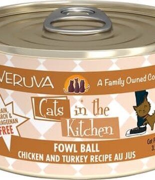 Weruva Canned Cat Fowl Ball 3.2 oz