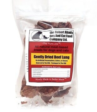 Abady Dog & Cat Treat Beef Lung 4 oz
